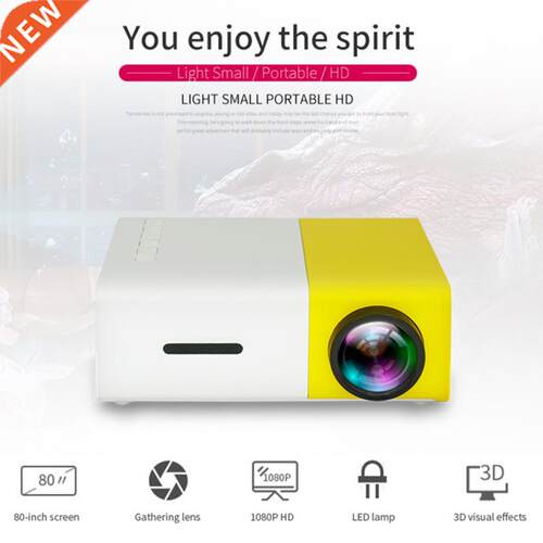 YG300 LCD Mini Projector 1080P Full HD Pocket Projector HDMI