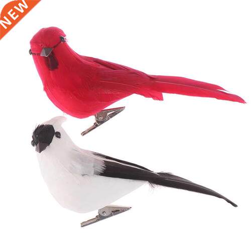 1pc Creative Garden Foam Feather Artificial Parrots Imitatio