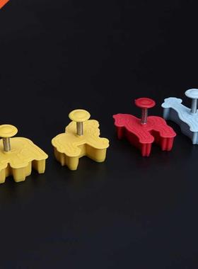 4Pcs 3D Animal Plaic Cookies Mold Fondant Cake Cutter Moul