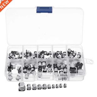 145Pcs 10 Values SMD 0.47 to 470uF Electrolytic Capacitor As
