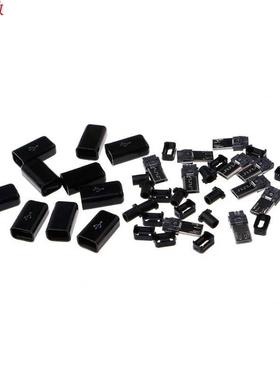 10 Sets Micro USB Welding Type Male 5 Pin Plug Connector w/P