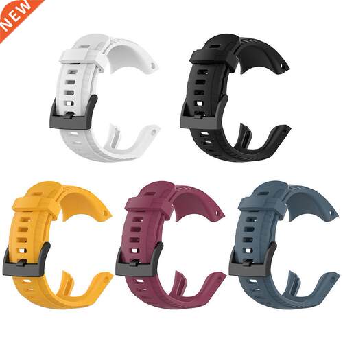 Silicone Replacement Watchband For Suunto 5 Band Wrist Strap