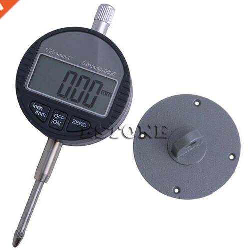 0.01mm/0.0005 Rnge 0-25.4mm/1 Guge Digitl Dil indicto