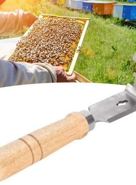 Bee Hive Beehive Frame Cleaning Shovel with Wood Handle Stai