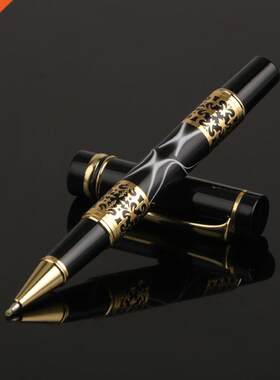 0.5mm Metal Ballpoint Pen Acrylic Marble Roller Ball Luxury