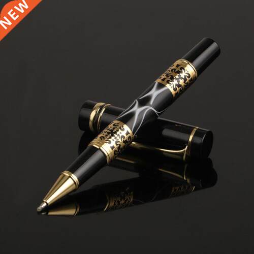 0.5mm Metal Ballpoint Pen Acrylic Marble Roller Ball Luxury
