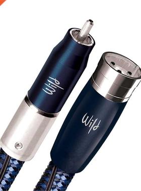 Wild Blue Yonder HiFi Audio RCA interconnect Line PSS Silver