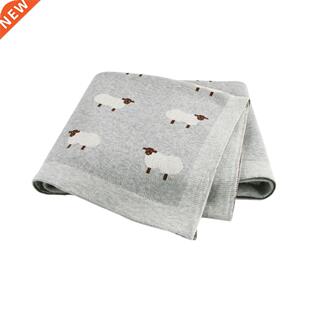 Baby Blankets Knitted Newborn Swaddle Stroller Bedding Wrap
