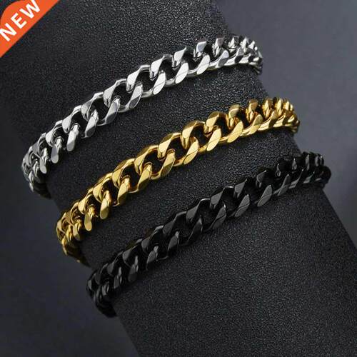High Quality Stainless Steel Bracelets For Men Blank Color P