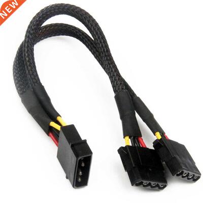 One Driven Two Large 4Pin D-port One Split Two Power Cord D-