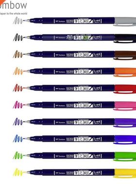 Tombow Fudenosuke Colour Brush Callgraphy Pens Hand Letter