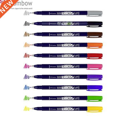 Tombow Fudenosuke Colour Brush Callgraphy Pens Hand Letter