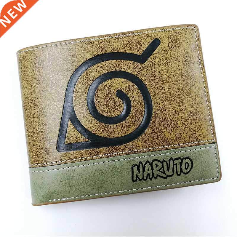 Anime Comics Shippuden Konoha Wallet Uchiha Sasuke Leaf Mark