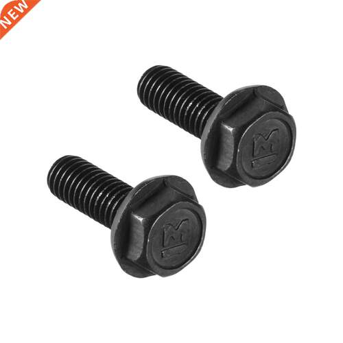 2pcs M6x17mm Hex Flange Bolts Left Hand Thread 8.8 Grade Car