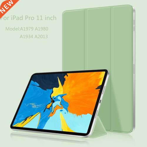 Smart cover for iPad pro 11 inch case Magnetic ltra Slim Tri