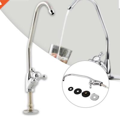 Kitchen Faucet Trigeminal Water Flow Swivel Spout Single Han