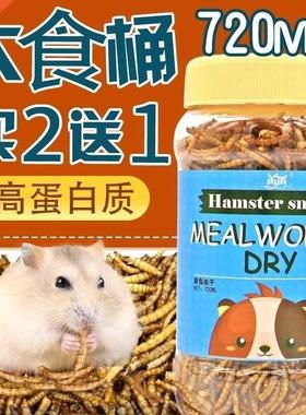Hamster food hedgehog mealworms dry yellow powder insect