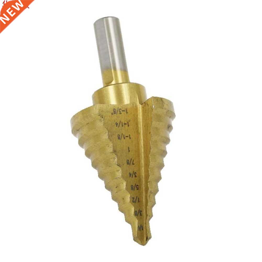 1/4-1-3/8 HSS titane enduit étape foret outil de fora