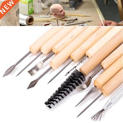 11pcs Clay Sculpting Kit Sculpt Smoothing Wax Carving Potter