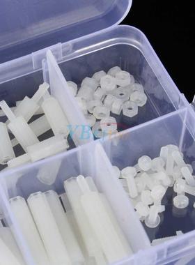 140pcs M2 Nylon Hex Spacers standoff / Screws/ Nuts Assorted
