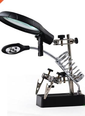 Auxiliary Clip Magnifier AC/DC Interchangeable 2.5X 7.5X 10X