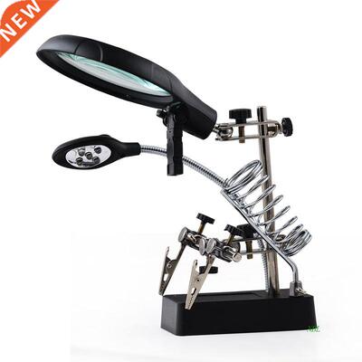 Auxiliary Clip Magnifier AC/DC Interchangeable 2.5X 7.5X 10X