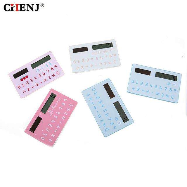 Fashion Portable Cartoon Fruits Animal Mini Card Calculator