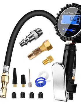 Digital Tire Inflator w/ Pressure Gauge 200 PSI Air Chuck &a