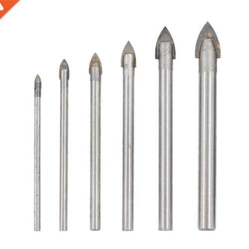Upgraded Glass Drill Bit Tile Drill Bit Roun Shank Spear Hea