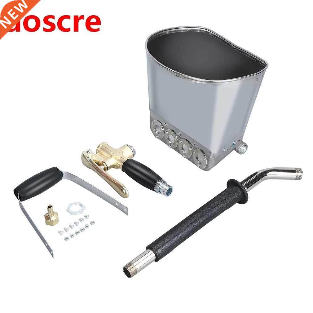 Wall Mortar Sprayer Gun Stucco Shovel Hopper Ladle Cement Sp