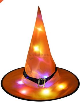 1pc Halloween Decoraton Wtch Hats LED Lghts Cap Halloween