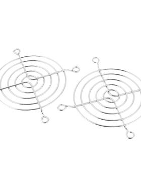 2 x Metal Wire Finger Guard Protection Grid 80 mm PC Fan Coo