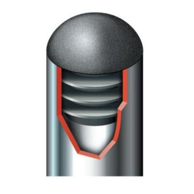 Plastic hole Insert Plugs 25mm Round Steel Pipe Tube Blankin