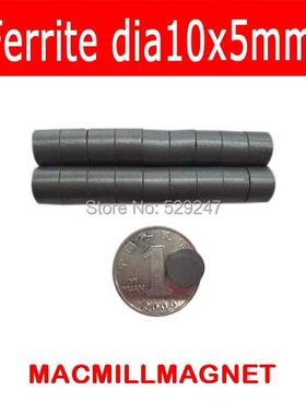 Ferrite magnet, 20pcs/pack, dia10x5mm fridge magnet permanen