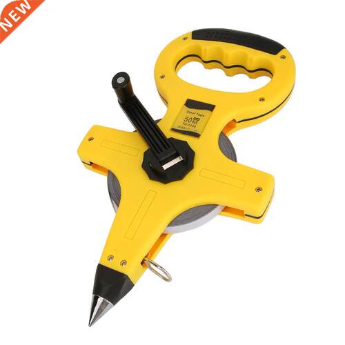 50m Open Reel Portable Stainless Steel Tape Measure Measurin