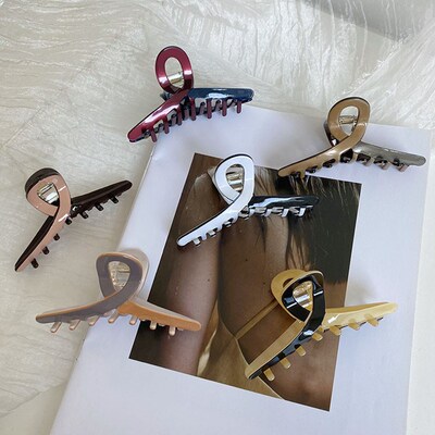 High-grade Acetate Hair Claw Fashion Accessories Women Hit C