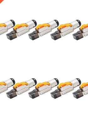 Tool-Free Shielded RJ45 Cat 8 Termination Plug Cat8 Plug / C