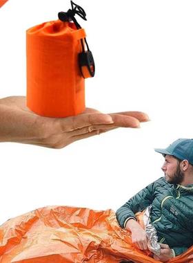 Outdoor Emergency Blanket Survval Sleepng Bag Frst Ad M