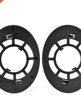 2Pieces Replacement Ear Cushion Black Plastic Buckles Pillow