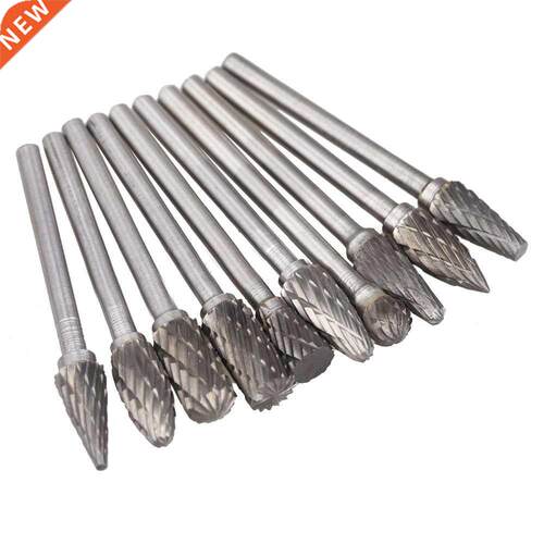 10X Solid Carbide Carbide Burrs for Rotary Drill Die Grinder