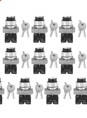 10Pcs Normally Closed Button Switch Power Control Elements A