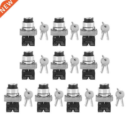 10Pcs Normally Closed Button Switch Power Control Elements A