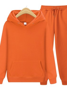 Men's Sets Hoodies+Pants Autumn Winter Hooded Sweatshirt Swe