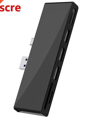 for Surface Pro USB Hub Docking ation,6-In-1 USB 3.0 Hub A