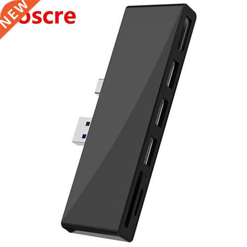 for Surface Pro USB Hub Docking ation,6-In-1 USB 3.0 Hub A