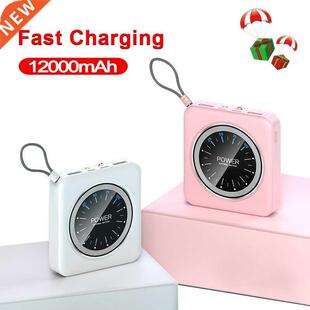 For Micro iPhone USB 30000mAh Type Mobile Pow Charger Mini