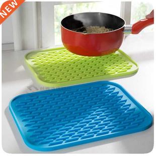 Non-Slip Heat Resistant Mat Silicone Coaster Cushion Pot Hol