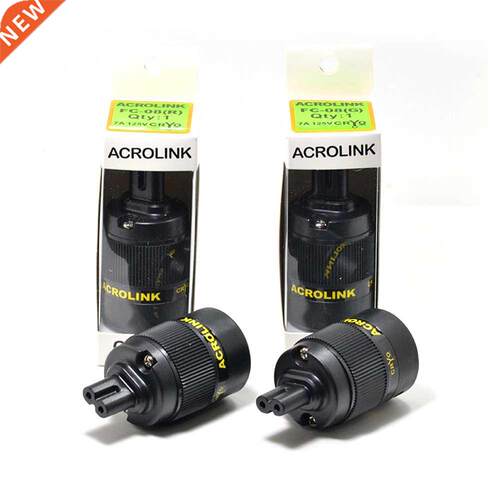 Acrolnk FC-O8(G) 24K GOLD Plated Copper AC Power Cord Fgur