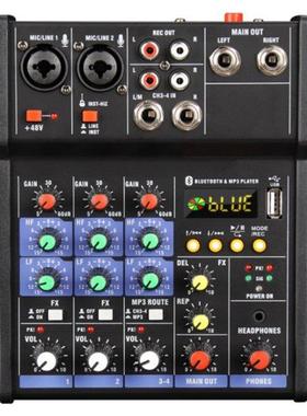 4 Channel USB Bluetooth 48V Power Stereo Sound Card Audio i