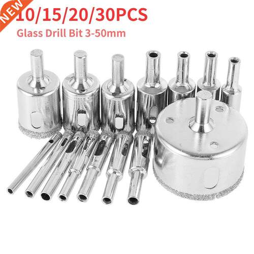 10/15/0 Pcs mm-50mm Diamond Coated Drill Bit Tile Marble G